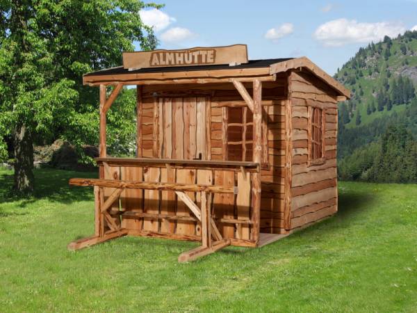 Weka Gartenhaus Almhütte Nature 3 Gr. 1 inkl. Vordach 100 cm Weka Gartenhaus Almhütte Nature 3 Gr. 1 inkl. Vordach 100 cm
