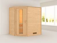 Karibu Sauna Svea 38 mm ohne Dachkranz- ohne Ofen- energiesparende Tür