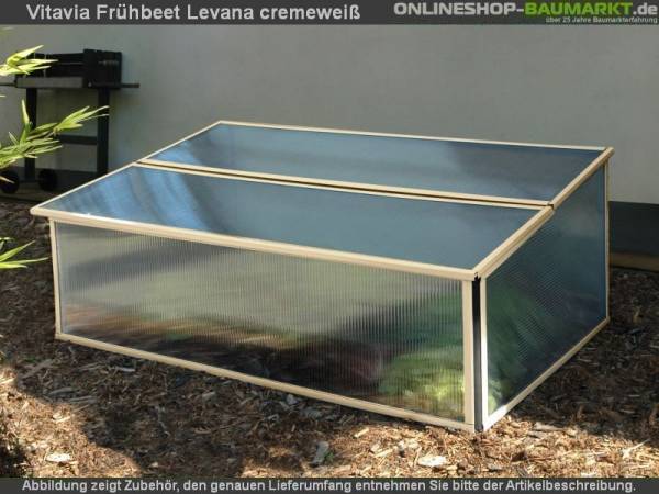 Vitavia Frühbeet Levana, cremeweiß Vitavia Frühbeet Levana, cremeweiß