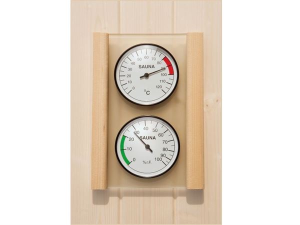 Weka Sauna Set Hygrometer und Thermometer Weka Sauna Set Hygrometer und Thermometer