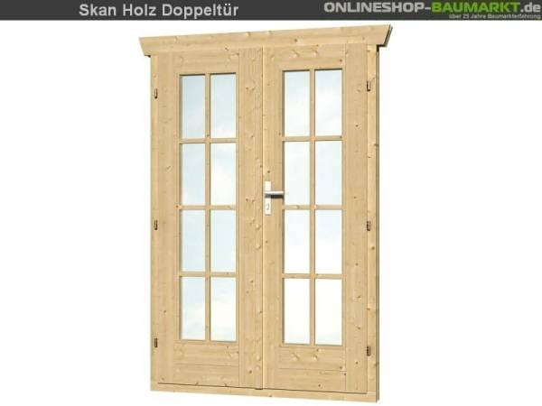 Skan Holz Doppeltür vollverglast 45 mm