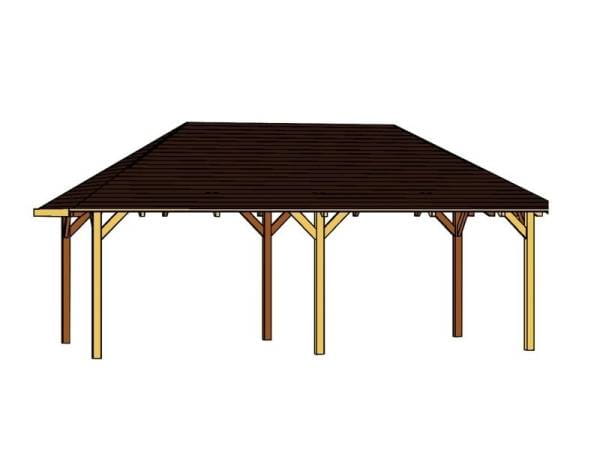 Skan Holz Pavillon Orleans Größe 2 in weiß