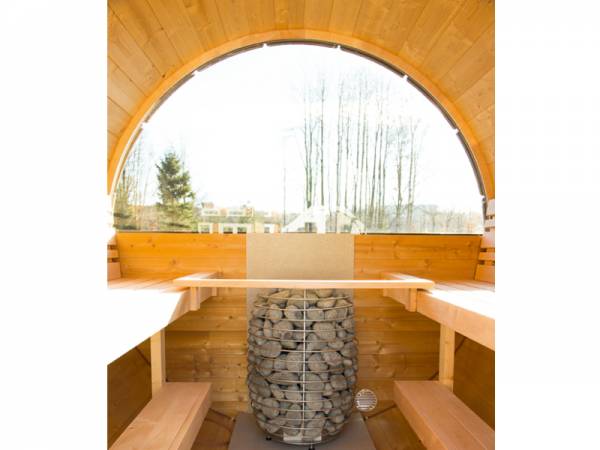 Wolff Finnhaus Halbrundglas für Saunafass 235 cm Wolff Finnhaus Halbrundglas für Saunafass 235 cm