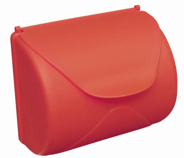 Karibu Briefkasten Kunststoff rot