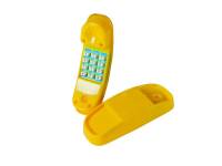 Akubi Telefon gelb Kunststoff
