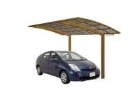 Ximax Aluminium Carport Portoforte Typ 80 Sonderbreite XS Bronze