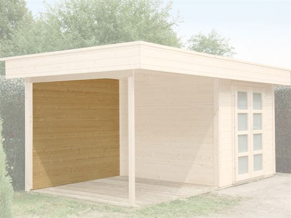 Wolff Finnhaus Rückwand für Seitendach 150 cm Wolff Finnhaus Rückwand für Seitendach 150 cm