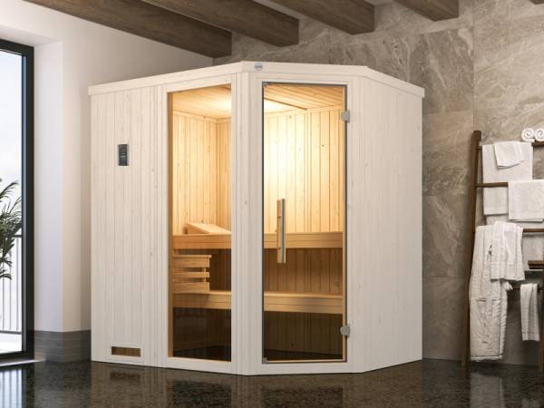 Weka Elementsauna Varberg 1 GTF Trend inkl. 7,5 kW OS-Ofenset