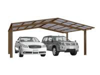 Ximax Aluminium Carport Linea Typ 80 M-Ausführung Bronze