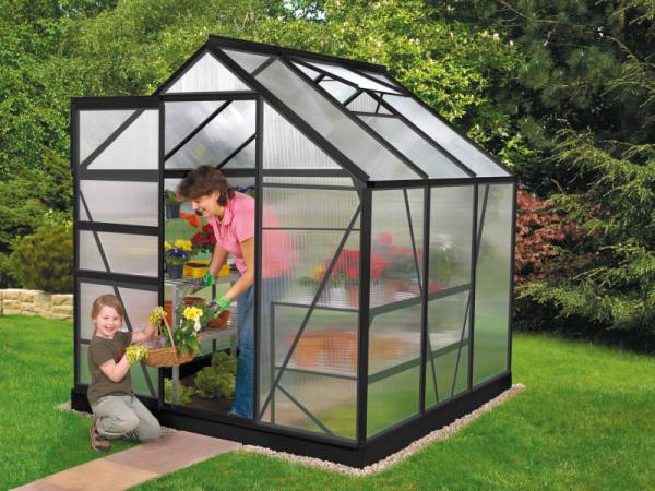 Vitavia Gewächshaus Venus 3800 HKP 4 mm Anthrazit Vitavia Gewächshaus Venus 3800 HKP 4 mm Anthrazit