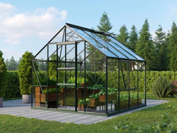 Vitavia Gewächshaus Meridian 1, 6700 ESG 3mm, smaragd