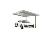 Ximax Aluminium Carport Portoforte Typ 60 Sonderbreite XS Edelstahl-Look