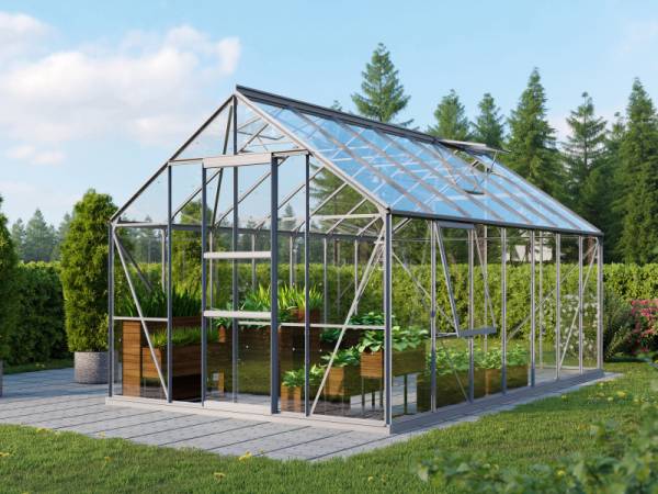 Vitavia Gewächshaus Meridian 1, 11500 ESG 3mm Alu