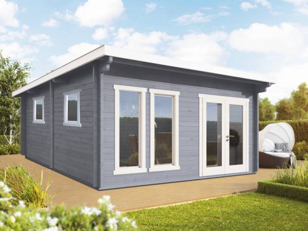 Wolff Finnhaus Pultdachhaus Kiruna G XL 3-Raum Wolff Finnhaus Pultdachhaus Kiruna G XL 3-Raum