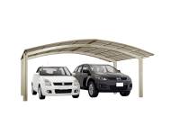 Ximax Aluminium Carport Portoforte Typ 80 M-Ausführung Edelstahl-Look