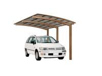 Ximax Aluminium Carport Portoforte Typ 110 Sonderlänge + Sonderbreite XS Bronze