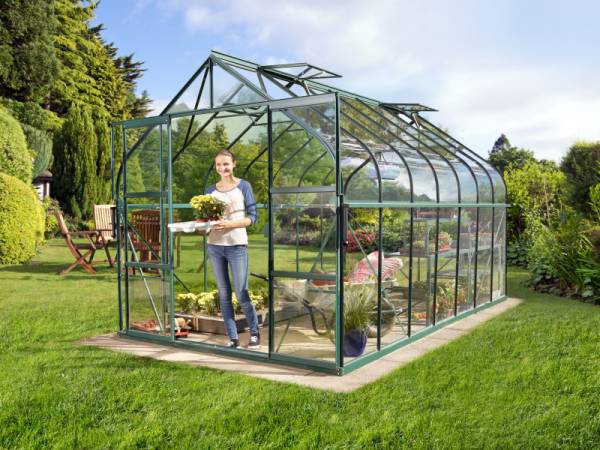 Vitavia Gewächshaus Diana 11500 ESG 3mm, smaragdgrün