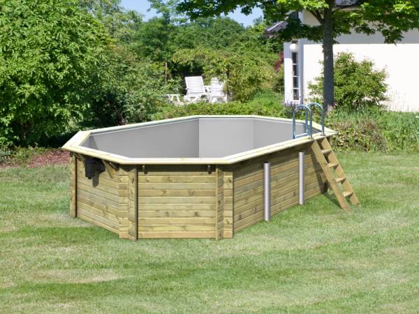 Karibu Pool Modell 4 Variante A - graue Folie