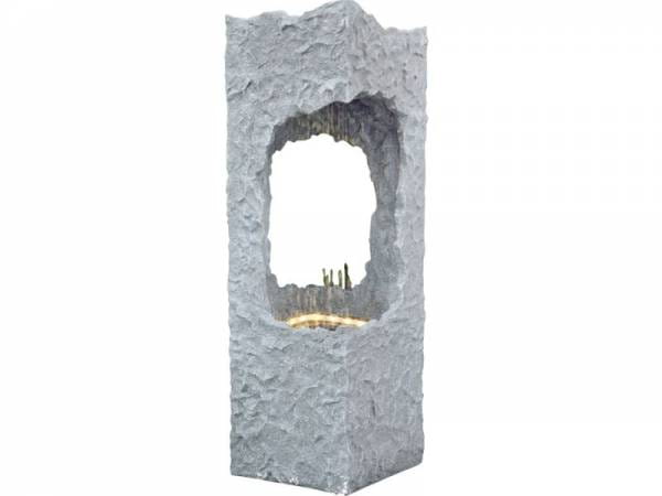 Granimex Corso 4-Eck-Säule, Regenfall, LED-Beleuchtung, Pumpe Granimex Corso 4-Eck-Säule, Regenfall, LED-Beleuchtung, Pumpe