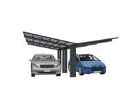 Ximax Aluminium Carport Linea Typ 110 Y-Ausführung Schwarz