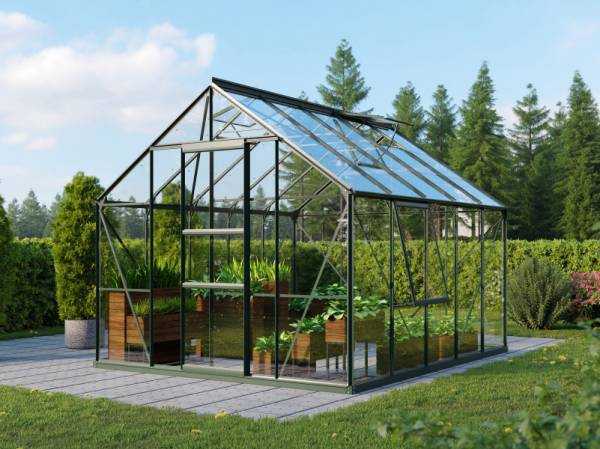 Vitavia Gewächshaus Meridian 1, 8300 ESG 3mm , smaragd