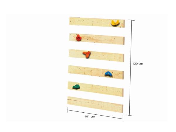 Akubi Spielturm Danny Satteldach + Rutsche rot + Doppelschaukel + Anbauplattform XL + Kletterwand