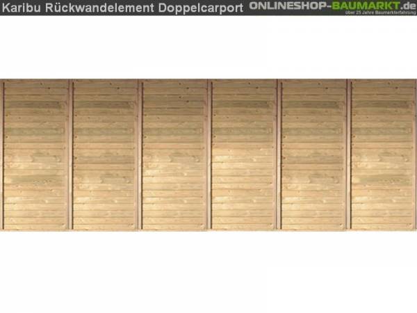 Karibu Rückwand für Doppelcarport kdi Karibu Rückwand für Doppelcarport kdi