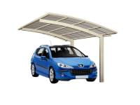 Ximax Aluminium Carport Portoforte Typ 80 Standard Edelstahl-Look