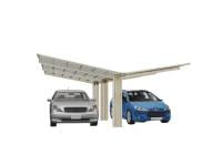 Ximax Aluminium Carport Linea Typ 110 Y-Ausführung Edelstahl-Look