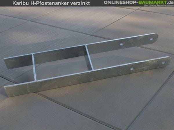 Karibu H-Pfostenanker 12 x 12 x 60 cm 1 St. Karibu H-Pfostenanker 12 x 12 x 60 cm 1 St.