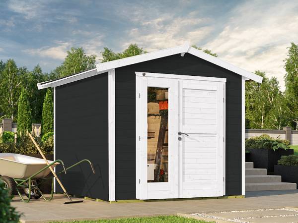 Weka Gartenhaus 224 A Gr. 2 anthrazit
