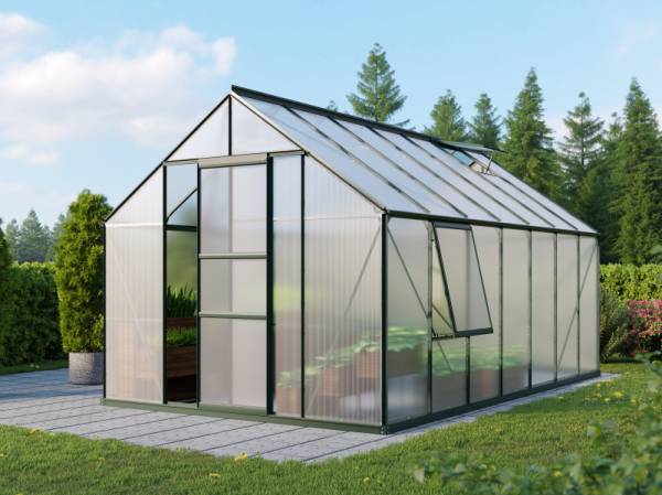 Vitavia Gewächshaus Meridian 1, 11500 HKP 6 mm, smaragd
