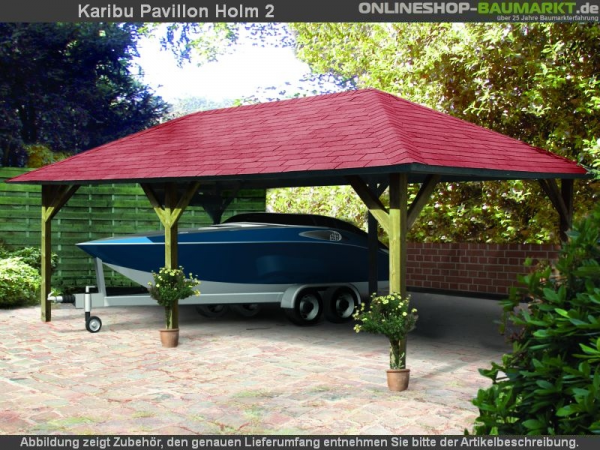 Karibu 4-Eck Pavillon Classic Holm 2 kdi