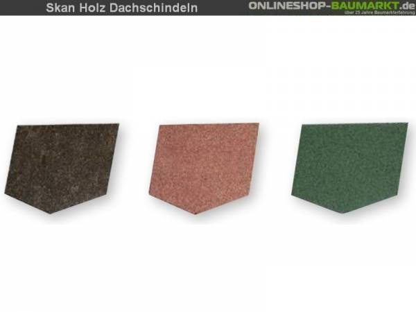 Skan Holz Dachschindeln grün Skan Holz Dachschindeln grün