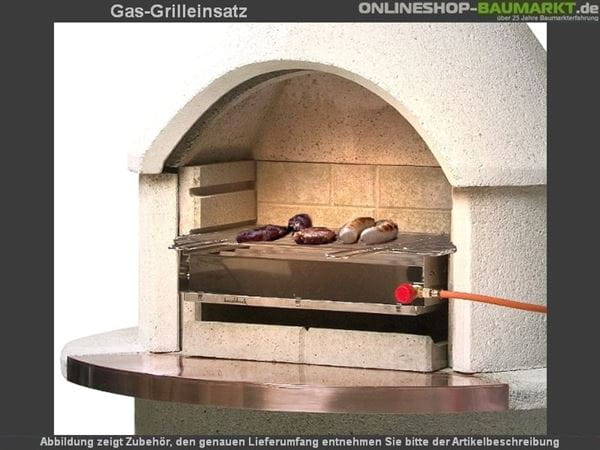 Buschbeck Gas-Grilleinsatz für Gartengrillkamin Buschbeck Gas-Grilleinsatz für Gartengrillkamin
