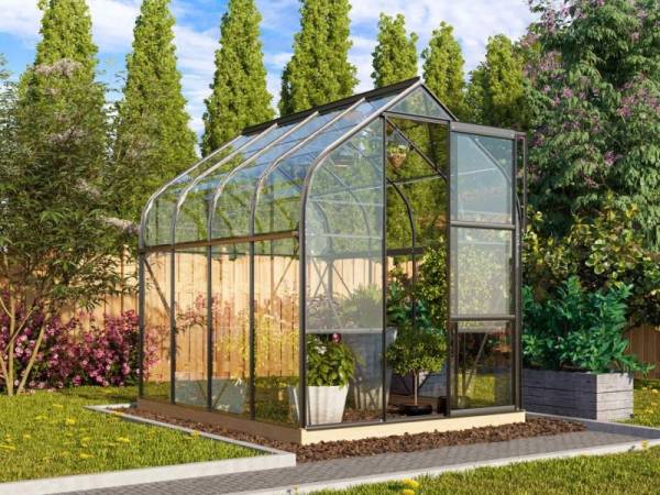 Vitavia Gewächshaus Orion 5000 ESG 3 mm, Schwarz
