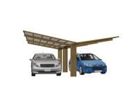 Ximax Aluminium Carport Linea Typ 110 Y-Ausführung Bronze