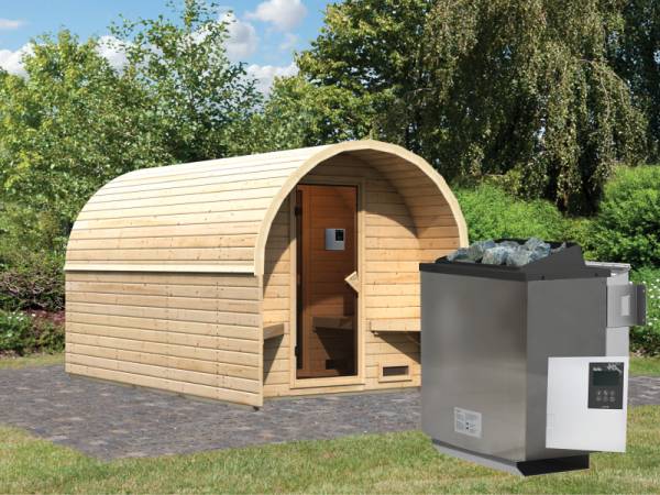 Karibu Aktionsfasshaus Wittmund inkl. 9 kW Bioofen externe Steuerung Karibu Aktionsfasshaus Wittmund inkl. 9 kW Bioofen externe Steuerung