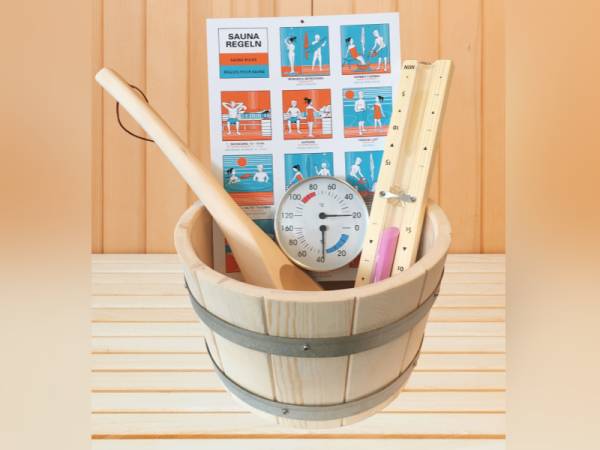 Karibu Saunazubehör-Set Classic 6-teilig Karibu Saunazubehör-Set Classic 6-teilig