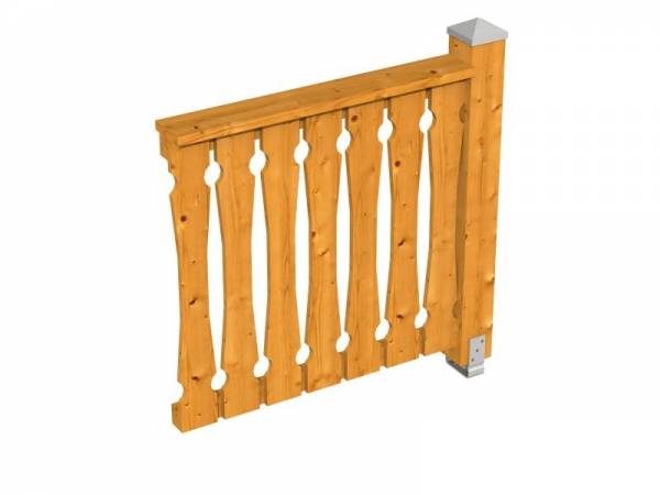 Skan Holz Brüstung in eiche hell für alle Pavillons Balkonschalung Skan Holz Brüstung in eiche hell für alle Pavillons Balkonschalung