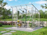 Vitavia Gewächshaus Playa 5900 Alu, ESG 3mm/HKP 6mm, inkl. Stahlfundament