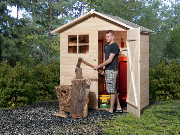 Weka Gerätehaus 345 Gr. 1 mit Satteldach und Einzeltür Weka Gerätehaus 345 Gr. 1 mit Satteldach und Einzeltür