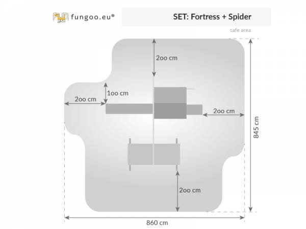 FUNGOO FORTRESS Spider+ / NADELHOLZ teak impr.
