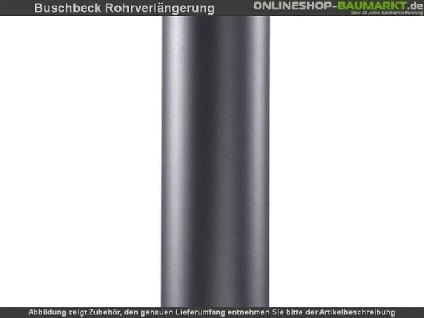 Buschbeck Rohrverlängerung dunkelgrau Buschbeck Rohrverlängerung dunkelgrau