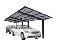 Ximax Aluminium Carport Linea Typ 80 Tandem Schwarz