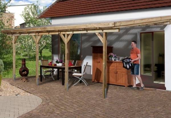 Weka Terrassenüberdachung 671 Größe 5 kdi Weka Terrassenüberdachung 671 Größe 5 kdi