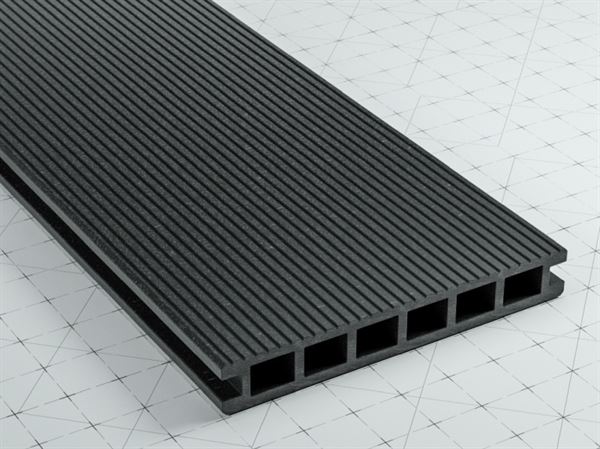 WPC Light Terrassendiele 5 Meter 24 x 180 mm Anthrazit