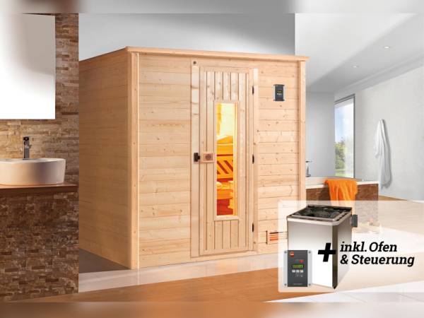 Weka Sauna Bergen Gr.2 inkl. 7,5 kW BioS Weka Sauna Bergen Gr.2 inkl. 7,5 kW BioS