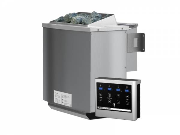 Karibu Bio-Kombiofen 4,5 kW mit externer Steuerung Karibu Bio-Kombiofen 4,5 kW mit externer Steuerung
