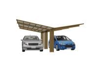 Ximax Aluminium Carport Portoforte Typ 110 Y-Ausführung Bronze